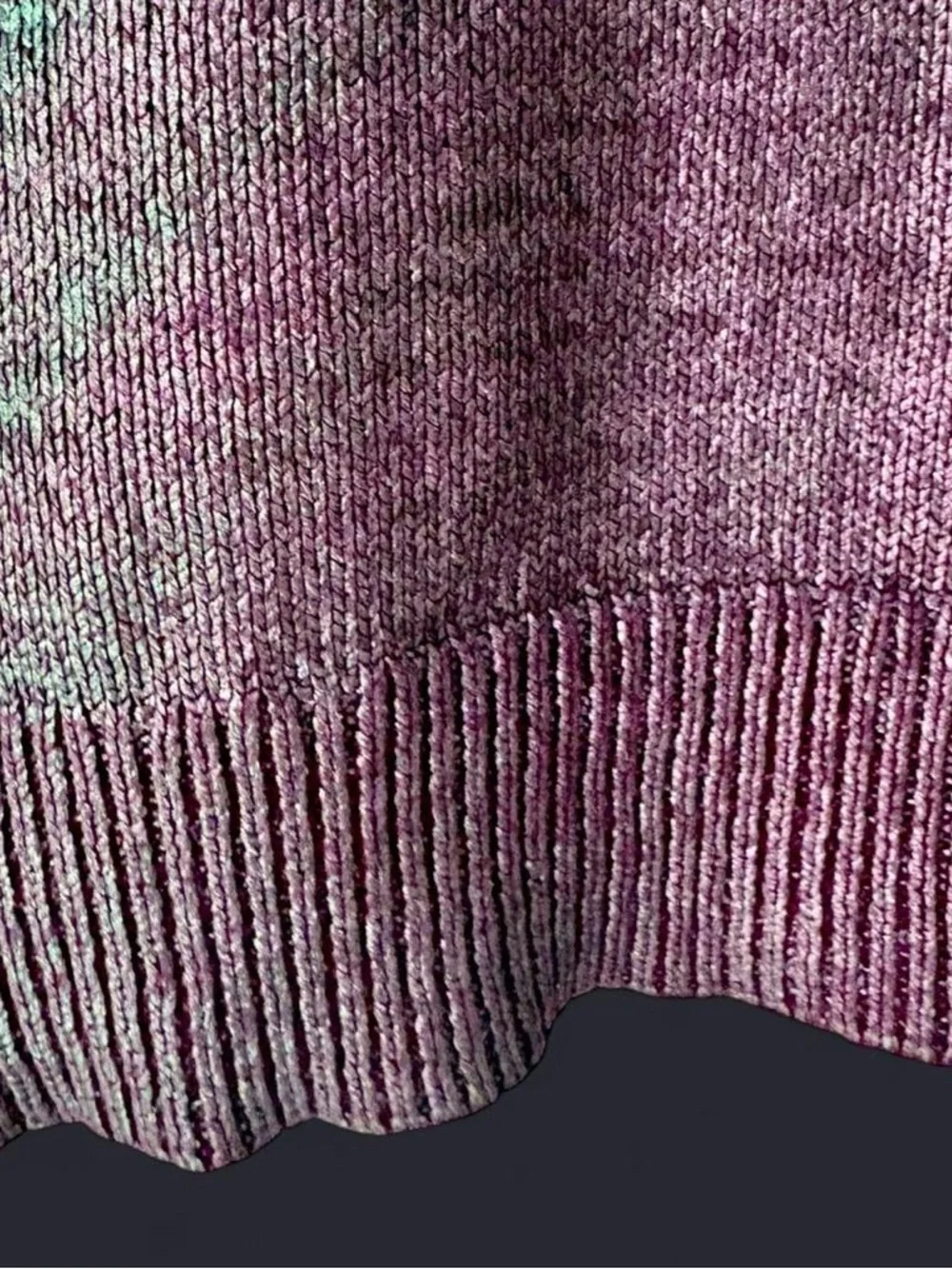 Hot Topic Lavender Shimmer Crewneck Sweater - Picture 4 of 5